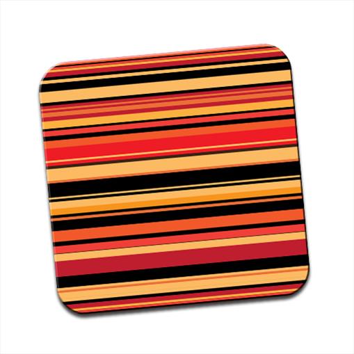Modern Stripes Orange Hardwood Coasters / Placemats eBay